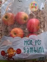 Mängden socker i Mele per bambini
