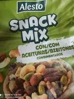 Mängden socker i Snack Mix Erdnüsse Oliven Mandeln