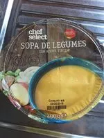 Mängden socker i Sopa de legumes