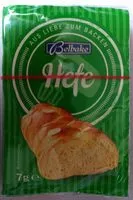 Mängden socker i Trockenbackhefe