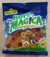 Mängden socker i Happy Magica