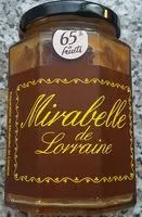 Mängden socker i Confiture Mirabelles