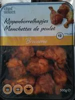 Mängden socker i Manchettes de poulet