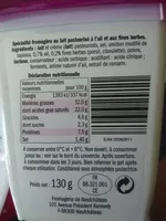 Mängden socker i Dès ail et fines herbes