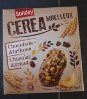 Mängden socker i Cerea moelleux au chocolat et abricot