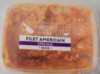 Mängden socker i Filet America speciaal rund