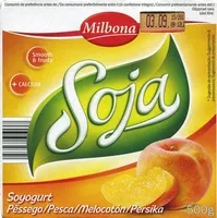 Mängden socker i Postre de soja melocotón