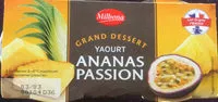 Mängden socker i Yaourt ananas passion