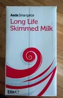 Mängden socker i Long life skimmed milk