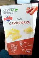 Mängden socker i cueilli festonate à la carbonara