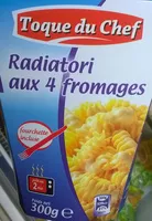 Mängden socker i Radiatori aux 4 fromages