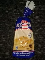 Mängden socker i Pains au lait (x 10) aux pépites de chocolat au lait