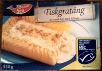 Mängden socker i Ocean Sea Fiskgratäng av torskfilé med dillsås
