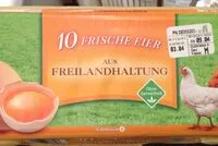 Mängden socker i Frische Eier Aus Freilandhaltung
