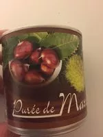 Mängden socker i Purée de marrons