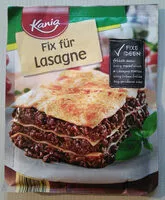 Mängden socker i Fix für Lasagne