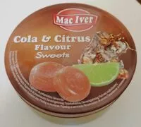 Mängden socker i Cola & citrus flavour sweets