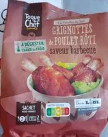 Mängden socker i Grignottes de poulet rôti saveur barbecue