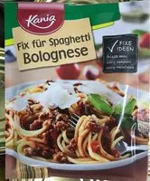 Mängden socker i Fix für Spaghetti Bolognese