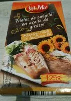 Mängden socker i Mackerel Fillets in Sunflower Oil