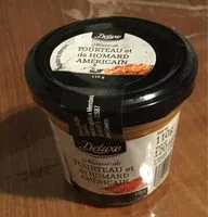 Mängden socker i Mousse de tourteau et de homard américain