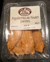 Mängden socker i Aiguillettes de Poulet Panées