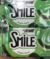 Mängden socker i Smile goût menthe