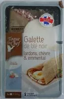 Mängden socker i Galette  au blé noir lardons, chèvre & emmental