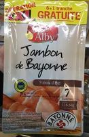 Mängden socker i Jambon de Bayonne (opération XXL 6+1 tranche gratuite)