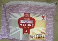 Mängden socker i British mature cheese
