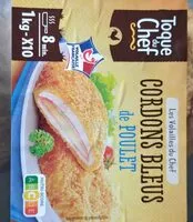 Mängden socker i Cordons bleus de poulet