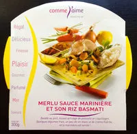 Mängden socker i Merlu Blanc Sauce Marinière et son Riz Basmati