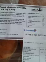 Mängden socker i Beignet fourre