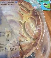 Mängden socker i Tarte normande