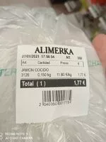 Mängden socker i Jamón cocido
