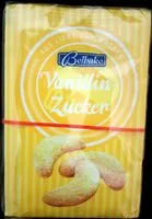 Mängden socker i Vanillin Zucker