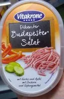 Mängden socker i Salade Budapester