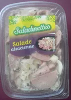 Mängden socker i Cervelas, oignons, emmental & oeufs durs