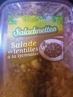 Mängden socker i Salade de lentilles à la lyonnaise