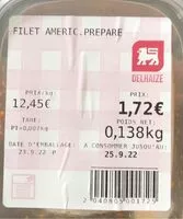 Mängden socker i Filet américain préparé