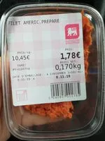 Mängden socker i Filet américain préparé