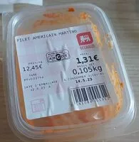 Mängden socker i Filet américain martino