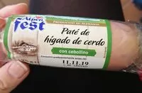 Mängden socker i Paté de higado de cerdo