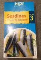 Mängden socker i Sardine a l'huile de tournesol