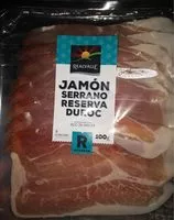 Mängden socker i Jamon serrano reserva duroc