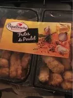 Mängden socker i Frites de poulet offre