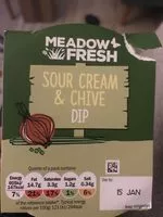 Mängden socker i Sour Cream And Chive Dip