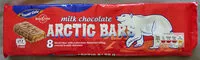 Mängden socker i Milk chocolate arctic bars
