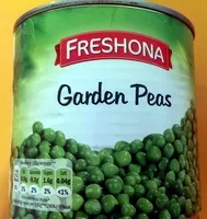 Mängden socker i Garden peas