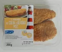 Mängden socker i 2 Panés au colin d'Alaska MSC